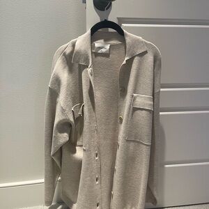 Aritzia Oversized Button-Up Cardigan